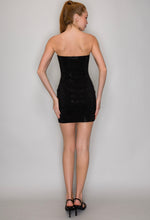 Cargar imagen en el visor de la galería, Life Of The Party Rhinestone Dress (Black)
