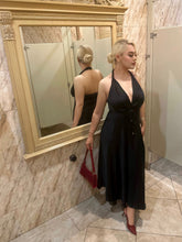 Load image into Gallery viewer, Old Money Satin Dress

