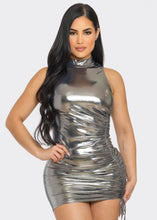 Load image into Gallery viewer, Disco Metallic Dress
