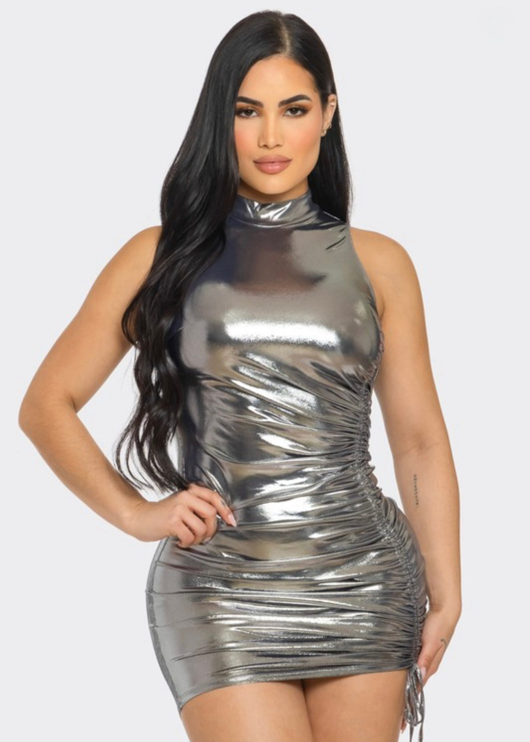 Disco Metallic Dress