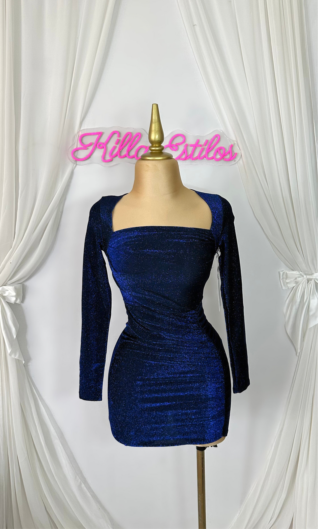 Midnight Stars Glitter Dress