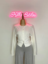 Load image into Gallery viewer, Cashmere Luxe Cardigan (White)
