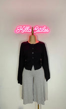 Load image into Gallery viewer, Cashmere Luxe Cardigan (Black)
