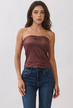 Load image into Gallery viewer, Reversible Tube Top (Cow Print/ Brown)

