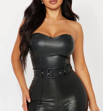 Load image into Gallery viewer, Dark Feminine Leather Jumpsuit
