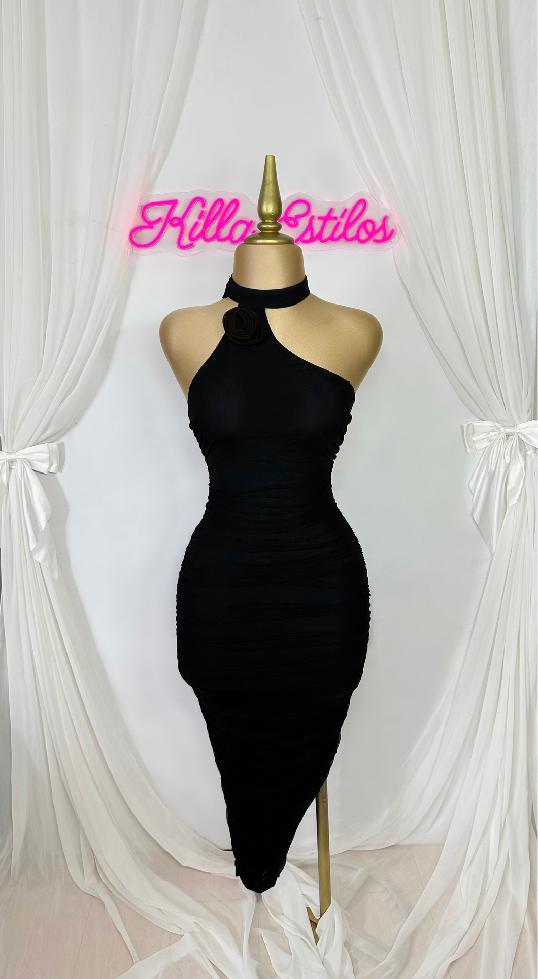 Black La Cherry Dress