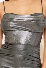 Load image into Gallery viewer, Slaying Silver Dress
