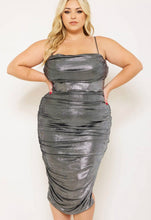 Load image into Gallery viewer, Metallic Baddie Dress
