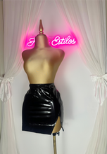 Load image into Gallery viewer, Baddie Latex Skirt
