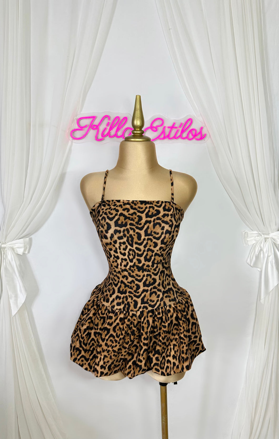 Leopard Bubble Dress