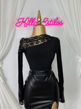 Load image into Gallery viewer, Night Out Lace Bodysuit
