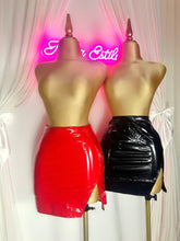 Load image into Gallery viewer, Baddie Latex Skirt
