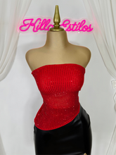 Load image into Gallery viewer, Rhinestone Tube Top
